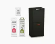 Waste & Recycling Bin Totem 60L Set Black | Joseph Joseph AU