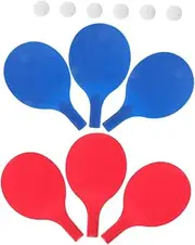 3-Pack Boys and Girls Table Tennis Set Pong Paddle Balls Lightweight Racket for Young Players Plastic Paddles Balls Comfortable to Hold Design for Practice Play