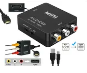 Composite AV CVBS 3RCA to HDMI Video Cable Converter 1080p Upscaling