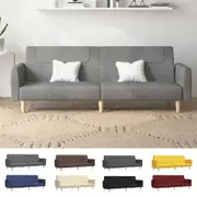2-Seater Sofa Bed Convertible Settee Loveseat Couch Living Room Fabric vidaXL