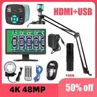 1080P 48MP 4K 2K HDMI USB Video Microscope Camera Zoom 150X C-mount Lens