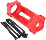 XBERSTAR Speaker Case Cover for JBL FLIP 7 Speaker Silicone Case Portable Travel Protective Cover with Strap (Red)