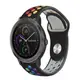 佳明手錶錶帶 Garmin Vivoactive 3 矽膠運動錶帶 Forerunner 245/245M 雙色快拆錶帶