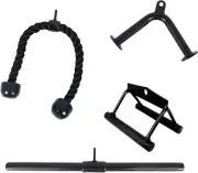 LAT PULLDOWN ATTACHMENT Tricep Press down Cable for Weight Machine BALANCEFROM
