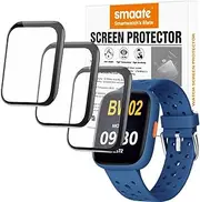 3D Screen protectors Compatible with BW02 BIGGERFIVE 1.8” Smart Watch, 3 Pieces, Full Coverage, Anti-shatter