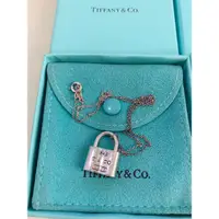 在飛比找蝦皮購物優惠-Tiffany鎖頭項鍊 少戴 正常使用痕跡 保證真品