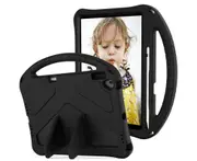 HCX iPad 10.2 inch 8th Gen 2020 / 7th Gen 2019 Case for Kids-Black