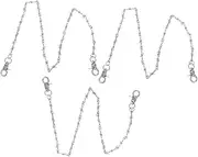 Toddmomy 3pcs Vintage Punk Trouser Chain for Women and Men for Jeans and Pants Heavy Metal Waist Chain Belt for Rock and Style