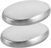 Healvian Long-lasting Stainless Steel Odor Absorber Soap Bars Metal Soap for Kitchen Bathroom Odor Eliminating Hand Soap
