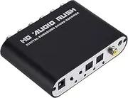 KESOTO Digital 5.1 Audio Schools PC Converter, HD Player Stereo Input, Optical, Coaxial, RCA, 0755061140001252921, Audio Decoder