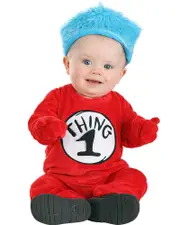 Dr Seuss Thing 1 and 2 Baby Costume