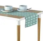 Blue Gray Hearts Table Runners - 12"x72" or 14"x108"