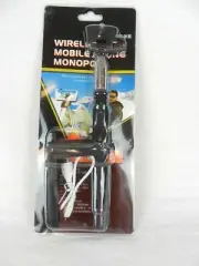 Smartphone Selfie Stick Z07-5 Bluetooth Wireless Portable Monopod Black NIB