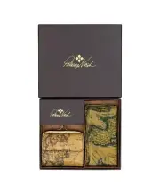 Patricia Nash Astor Wallet & Scarf Set Gift Boxed in European Map GREAT GIFT!!