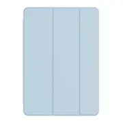 MCC iPad Air 11" 2024 M2 Case Cover Clear Back Pencil Holder Apple 6th Gen [Light Blue]