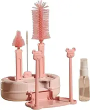 Travel Bottle Brush,Bottle Cleaning Brush Set | Straw Washing Accessories for Nipples Pipes Teapots Tumblers Drinking Glasses