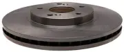 Front Brake Rotor For 1999-2008 Acura TL Rust Resistant Coating Geomet Vented
