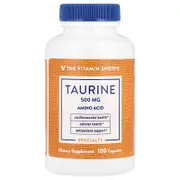 The Vitamin Shoppe, Taurine, 500 mg, 100 Capsules