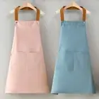 with Pockets Kitchen Apron Waterproof Sleeveless Apron For Men Women