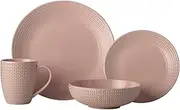 [Casa Domani] Corallo Coupe Dinner Set 16pc Pink Gift Boxed