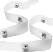 2 Pack RV Clear Glide Tape, 1/2 inch Glides, 72 inches Curtain Glide Tape A115