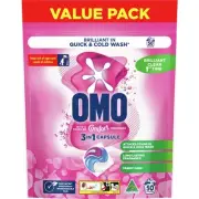 Omo With A Touch Of Comfort Laundry Capsules 3 In 1 50 Pack