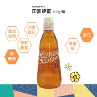 在飛比找momo購物網優惠-【HoneyFarm蜜堂】台灣百花蜜田園蜂蜜隨手瓶500gX