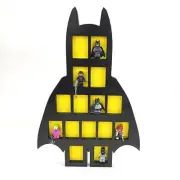 LEGO Minifigure Wall Display Case Batman 15 Figure Hanging Stand Cabinet