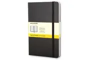 Moleskine Classic Hard Cover Notebook Grid Office Student Planner Pad L Black