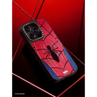 🕷️蜘蛛人x CASETiFY 聯名款 《漫威英雄》iPhone 15Pro 手機殼 耳機殼 無線充電盤AS12