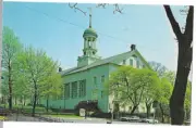 The Central Moravian Church, Bethlehem, Pennsylvania, Vintage Unused Postcard