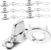 SEWACC 10 Pack Turn Locks for Handbags Metal Bag Closure Clasp Easy Adjustment Fasteners