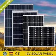 10W 20W 30W 40W 100W 200W 12V Solar Panel Kit Mono Battery Charging Controller