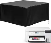 Waterproof Printer Cover,Oxford Cloth Sewing Machine Case Heavy Duty | Black Case Printers Protector Dust Cover for Work Space, Study Room, Classroom