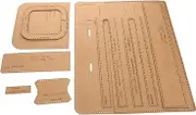ARTIBETTER 1 Set Briefcase Template DIY Leather Bag Making Template for Bag Leather Craft DIY Tools Laptop Briefcase Pattern Handbag Making Kit Paper Khaki