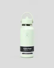 [Hydro Flask] Hydro Flask 32Oz Wide Mouth Flex Straw Cap Bottle in Aloe One Size