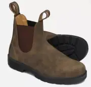 Blundstone 585 Classic Chelsea Leather Boot For Men, US Size 7 - Rustic Brown