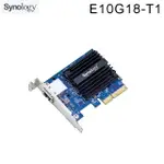 【含稅公司貨】SYNOLOGY群暉 E10G18-T1 單埠網路卡 10GBE RJ-45 PCIE擴充卡 支援2.5G