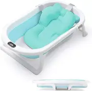 Baby Bath Tub, Baby Bathtub with Water Temperature Sensor for Newborn, Timkos...