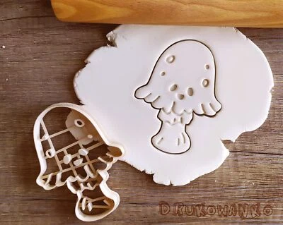 Mushroom Mushrooms Forest Jungle Fungi Fungus Mycelium Cookie Cutter