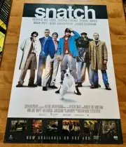 Original 2000 Snatch De Niro Brad Pitt Jason Statham Movie Store Poster 27x40