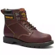 Men's Caterpillar Second Shift Slip Resistant Soft Toe 6 Inch Tan Boot