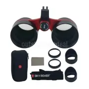 SKY ROVER 2x42 Binocular + 2 Eyepiece Covers 30°FOV Astronomical Telescope os67