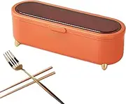 Bench Drying Station - Small Kitchen Rack | Minimalist Utensil Holder, Compact Drain, Dust Proof Design Resistant to Cucch Resistant Chopsticks