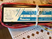 Robertson Ballast Cat. No. SE025P