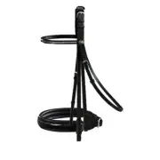 Passier Hubertus Schmidt Double Bridle - Black Lacquered - FULL