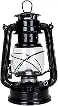 Oil Lamp Vintage Hurricane Lantern - Retro Kerosene Antique Metal Hanging Light for Outdoor Camping Emergency - Housewarming Gifts Tabletop Decor