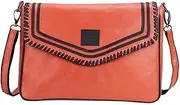 [Leatherkart] Very Peri Sling Style Bags for Women Genuine Leather Crossbody Textured Sling Bag with Adjustable Strap and 2 Pockets