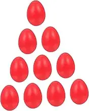 10Pcs Handmade Wooden Easter Egg Decorations DIY Craft Supplies for Favors Blank Surface for Custom Painting for Themed Birthday Celebrations