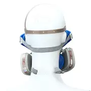 Silicone Full Face Respirator Gas Mask and Goggles Comprehensive Cover Paint Chemical Pesticide Dustproof Fire Escape